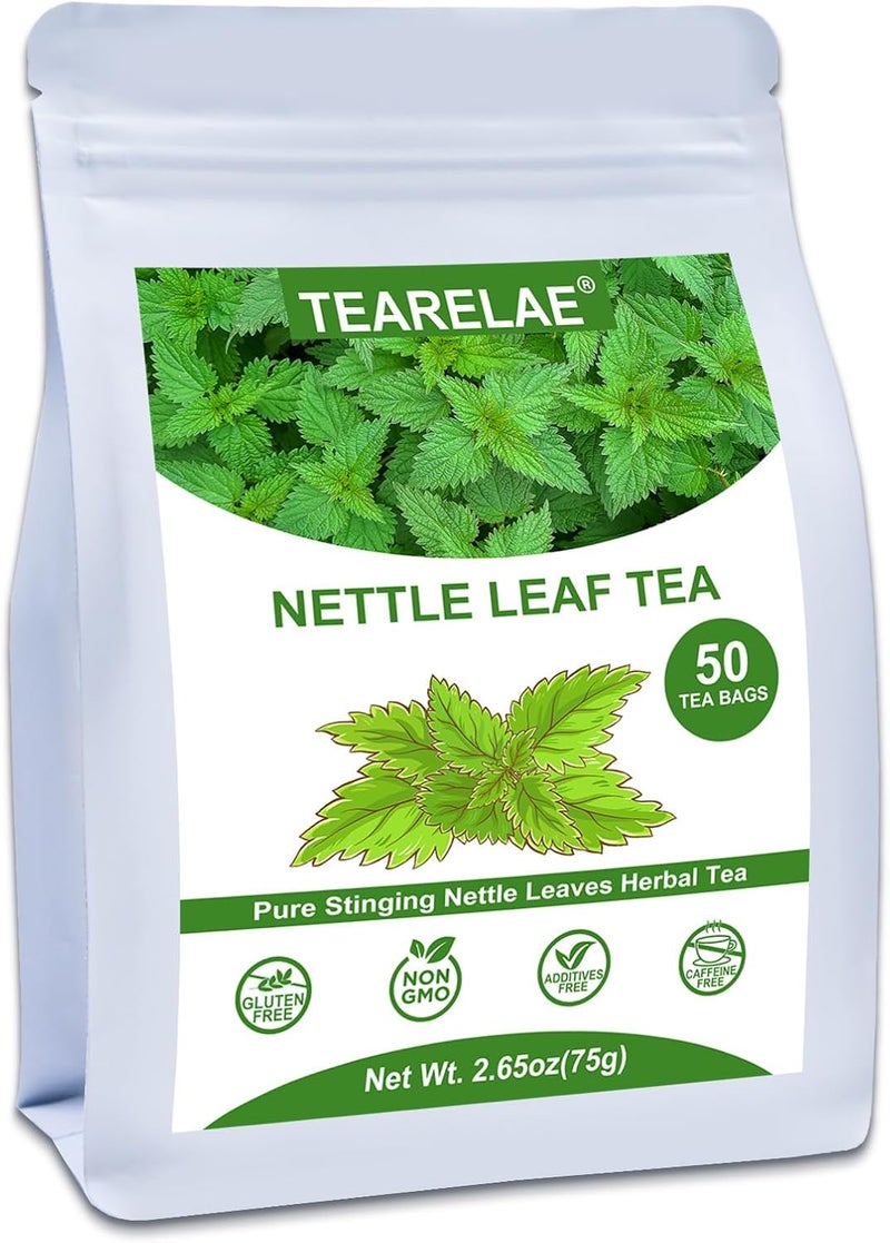 TEARELAE Nettle Leaf Tea - 50 Tea Bags - Image 1